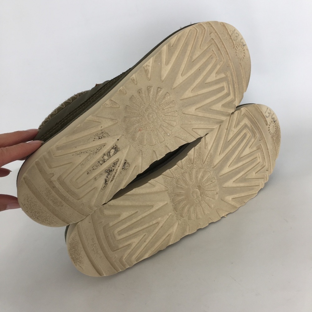UGG Tasman Military Green Nylon Slipper Shoe Men’s Size 11 - Picture 10 of 13